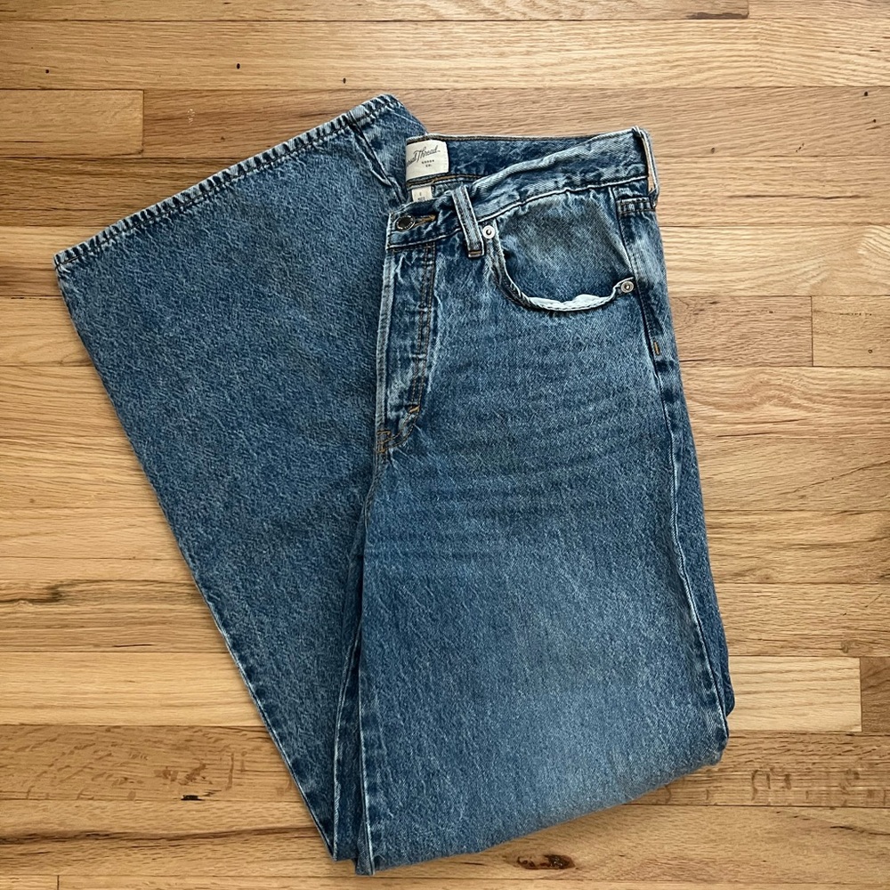 Universal Thread Mid Rise Super Baggy Wide Leg Jeans